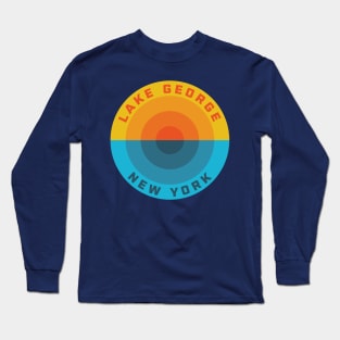 Lake George New York Sunset Long Sleeve T-Shirt